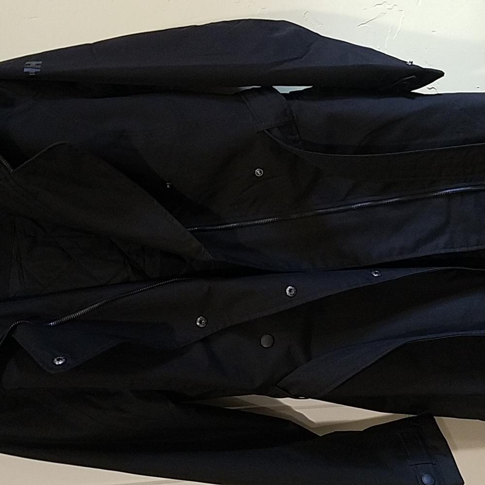 Helly Hansen Black Rain/ Trench Coat